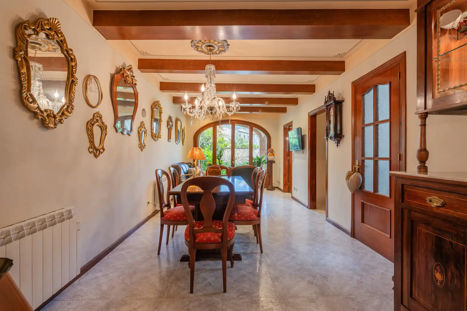 Dining room of Country homes for sale in Tortellà  with Heating