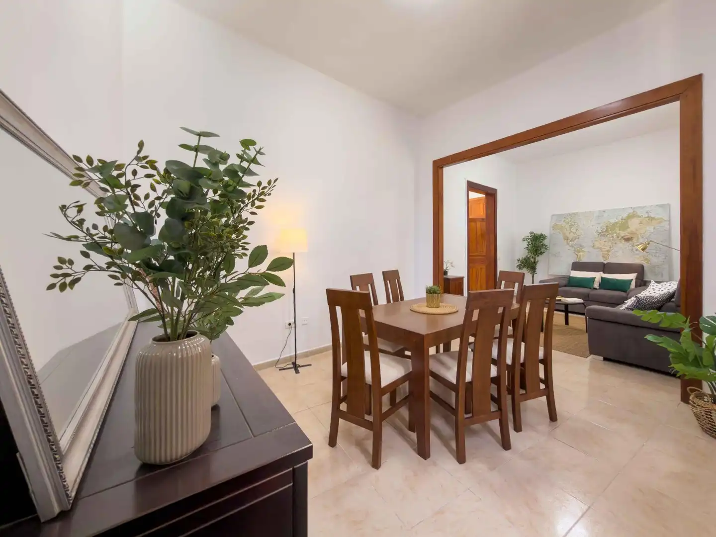 Esszimmer von Wohnung zum Verkauf in Santa Cruz de Tenerife mit Klimaanlage und Möbliert