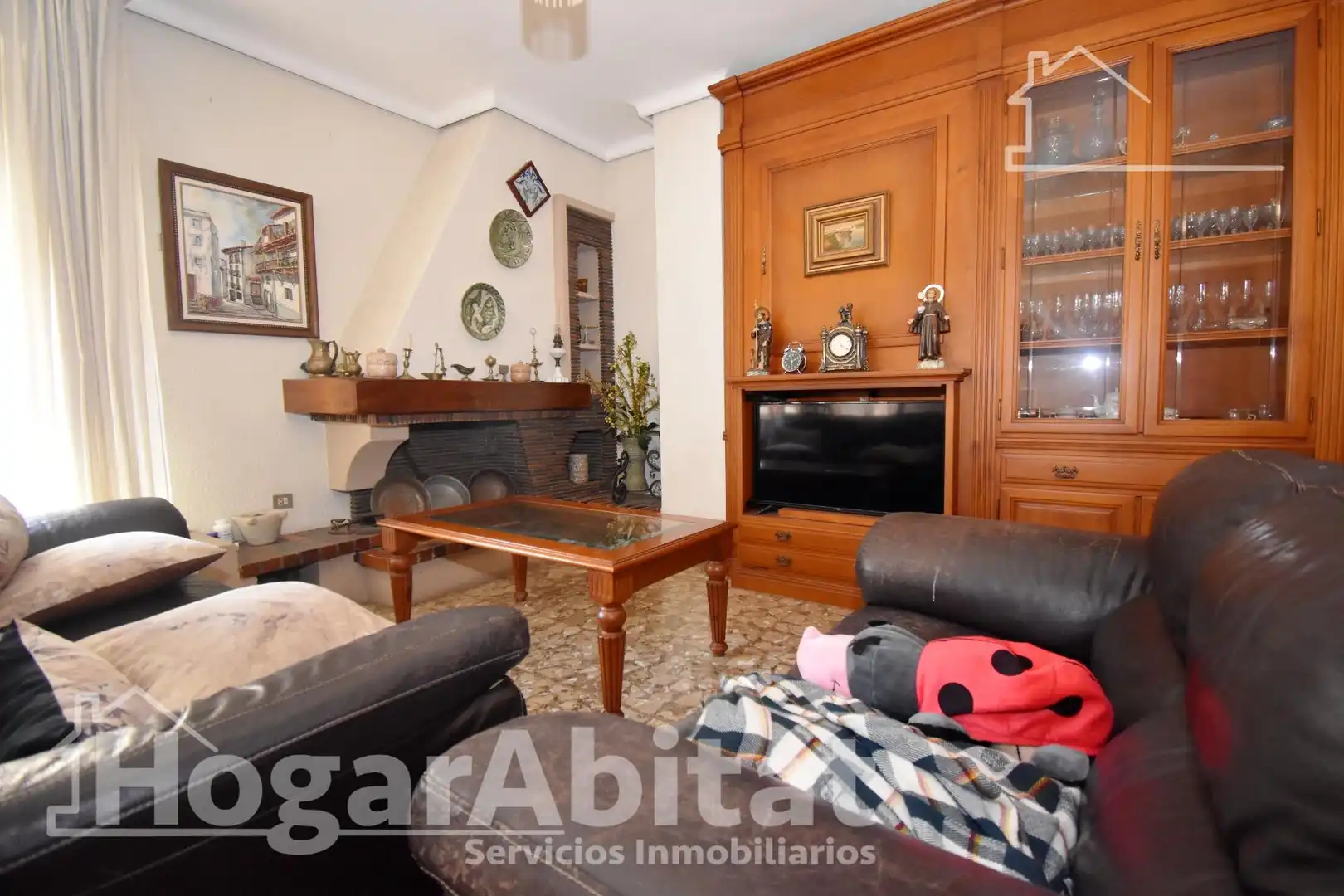 Living room of Flat for sale in Vila-real  with Air Conditioner, Heating and Furnished