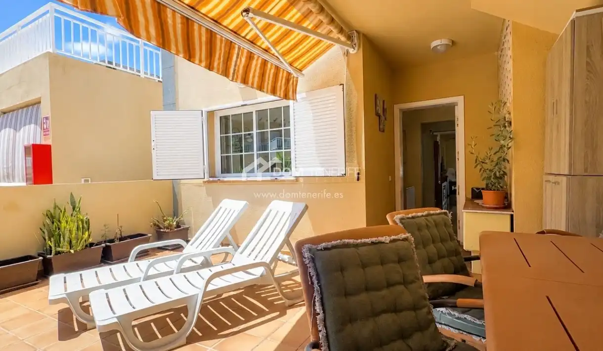 Terrace of Ground floor for rent in Adeje  with Terrace, Swimming Pool and Furnished