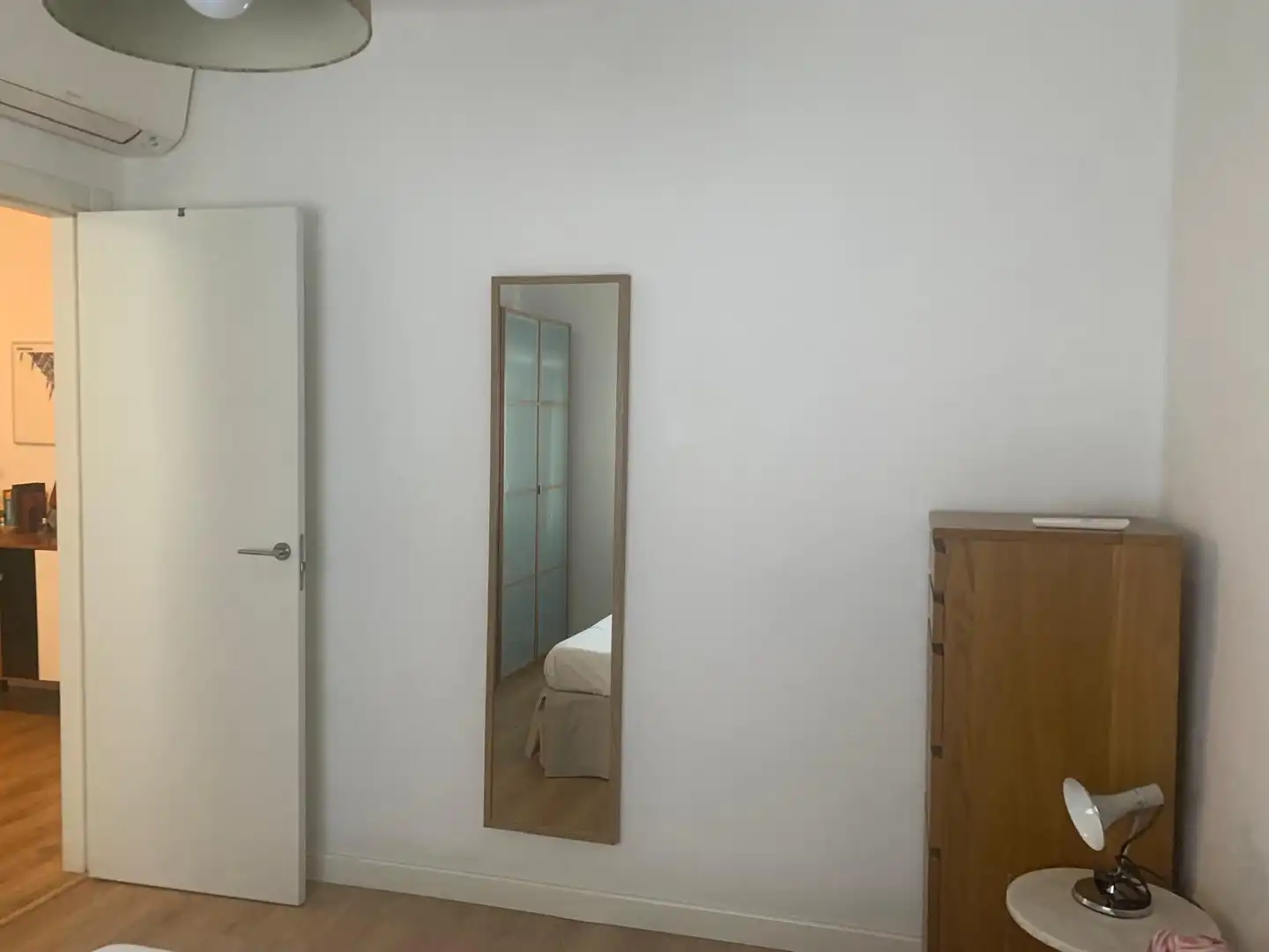 Bedroom of Flat for rent in Málaga  with Air Conditioner, Furnished and Washing machine
