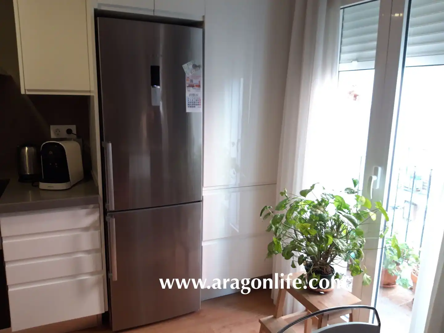 Cocina de Casa o chalet en venta en Caspe con Aire acondicionado, Parquet y Amueblado
