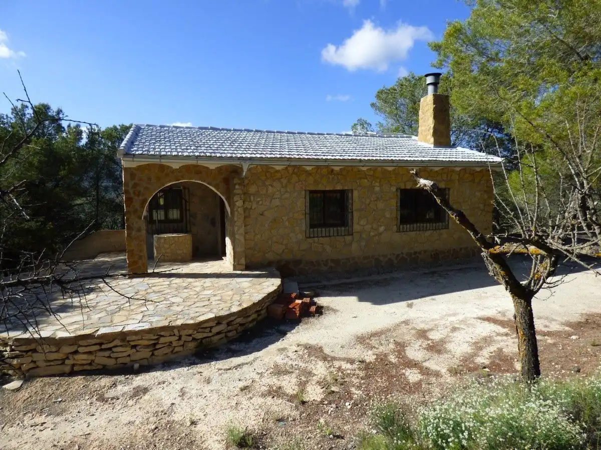 Vista exterior de Casa o xalet en venda en Torremanzanas / La Torre de les Maçanes amb Jardí privat i Terrassa