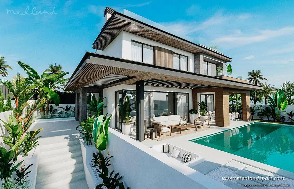 Chalet con piscina en venta en Riviera del Sol, imagen 3