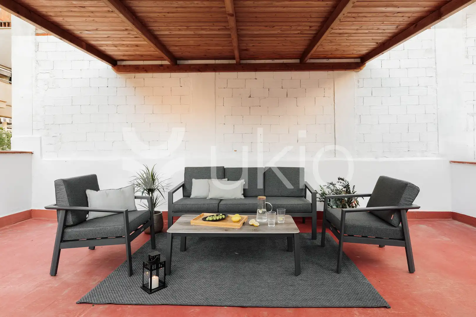 Terraza de Apartamento de alquiler en Barcelona con Aire acondicionado, Calefacción y Terraza
