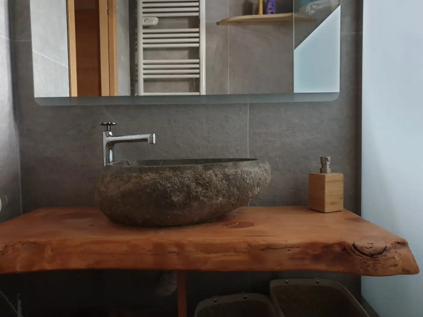 Bathroom of Houses for sale in Calpe / Calp  with Air Conditioner, Heating and Private garden