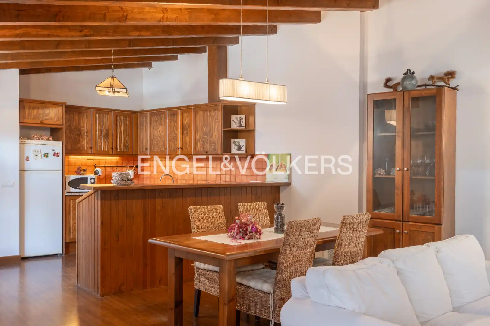 Dining room of Detached homes for sale in Prullans  with Heating, Parquet flooring and Terrace