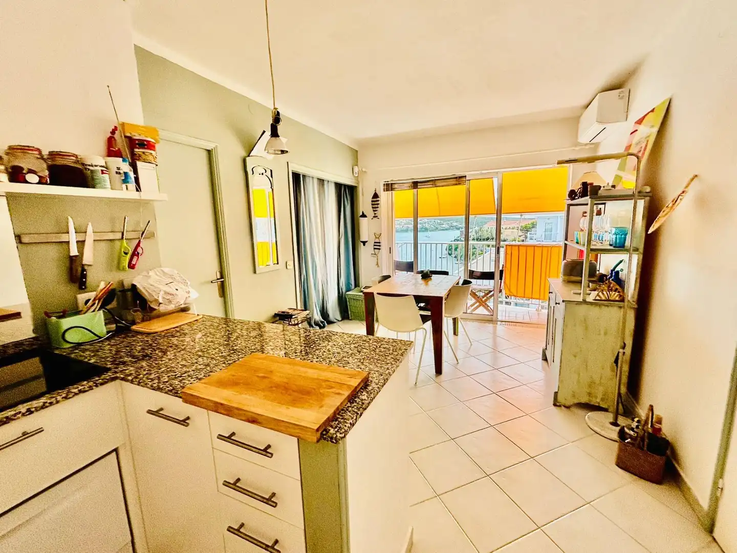 Kitchen of Flat for rent in Es Castell  with Air Conditioner, Heating and Terrace