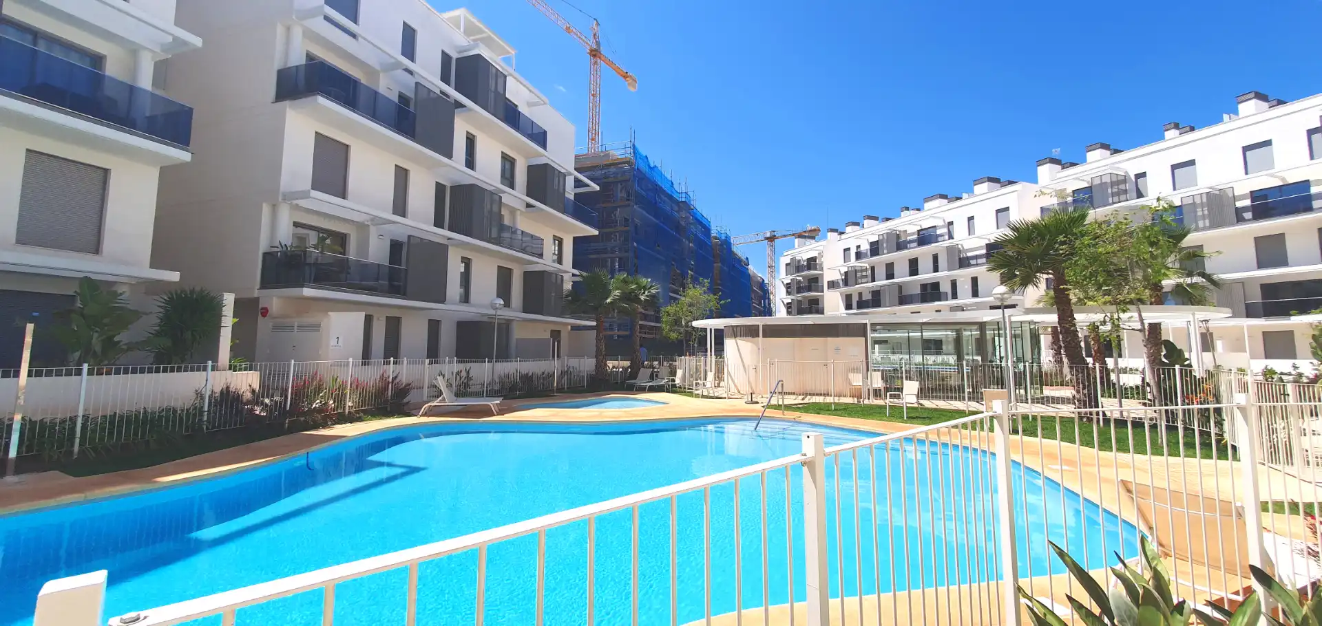 Swimming pool of Apartments for rent in Dénia  with Air Conditioner, Heating and Terrace