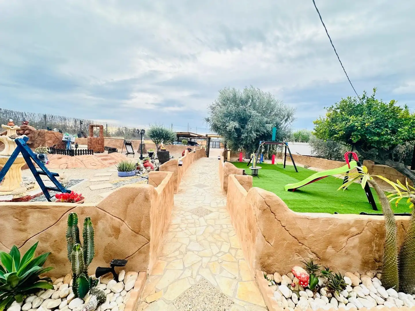Terrassa de Casa o xalet en venda en Ulea amb Aire condicionat, Calefacció i Jardí privat