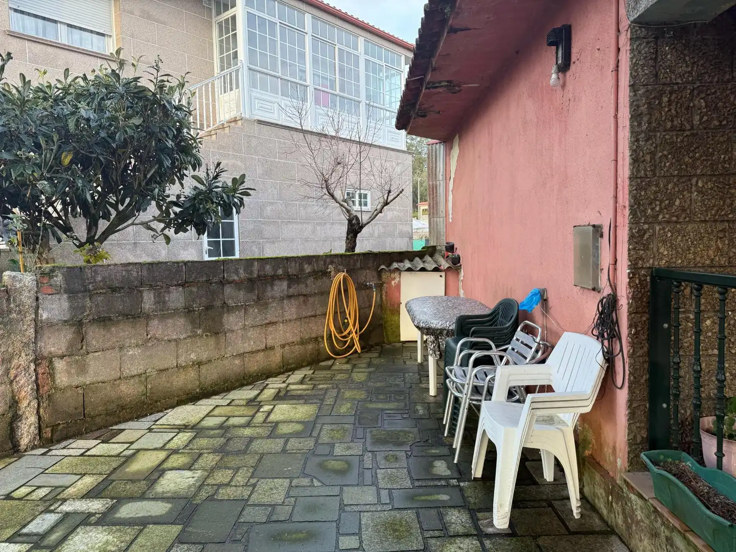 Terrasse von Haus oder Chalet zum Verkauf in Cambados mit Privatgarten und Möbliert
