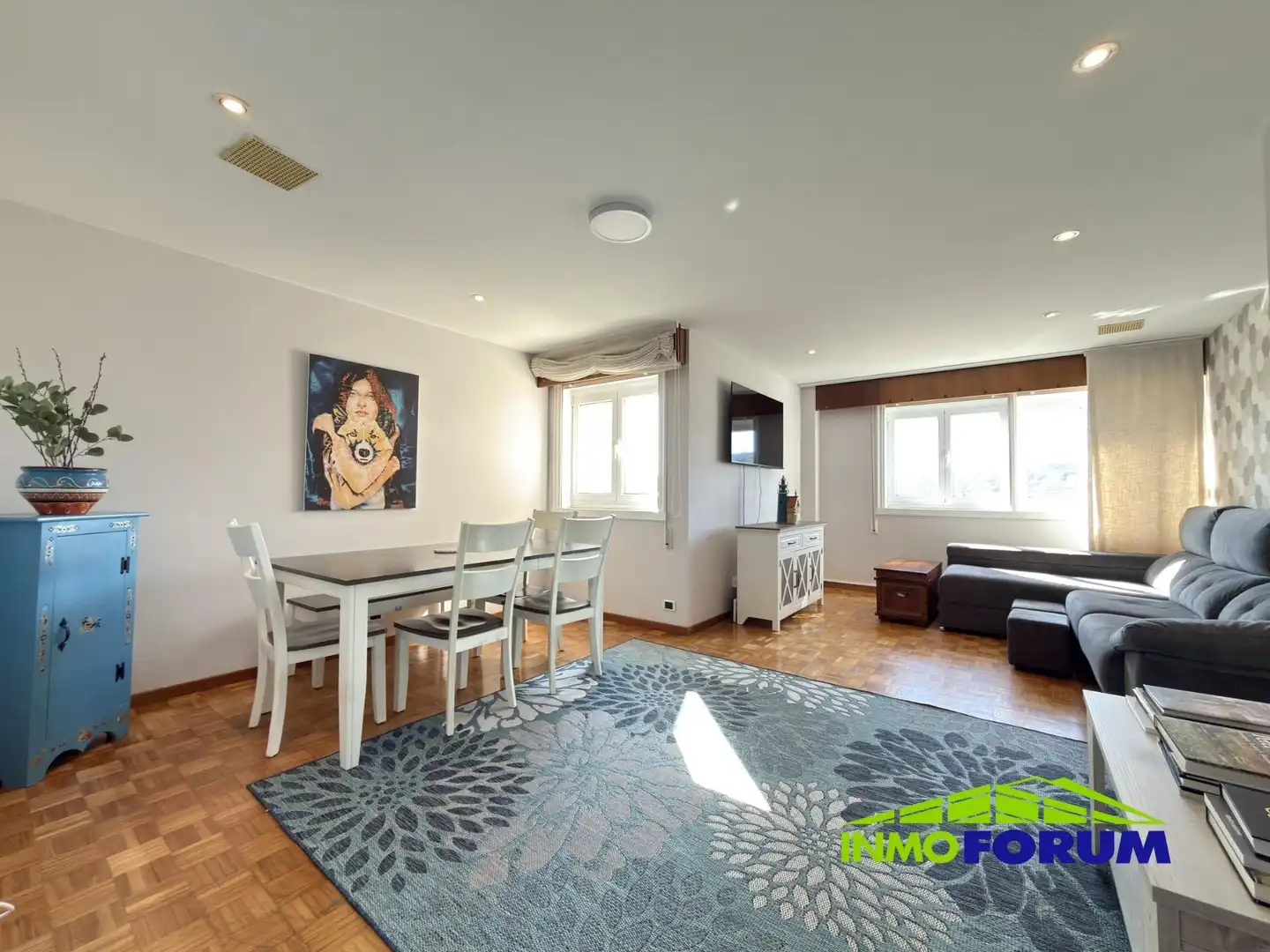Wohnzimmer von Wohnung zum Verkauf in A Coruña Capital  mit Heizung, Abstellraum und Möbliert