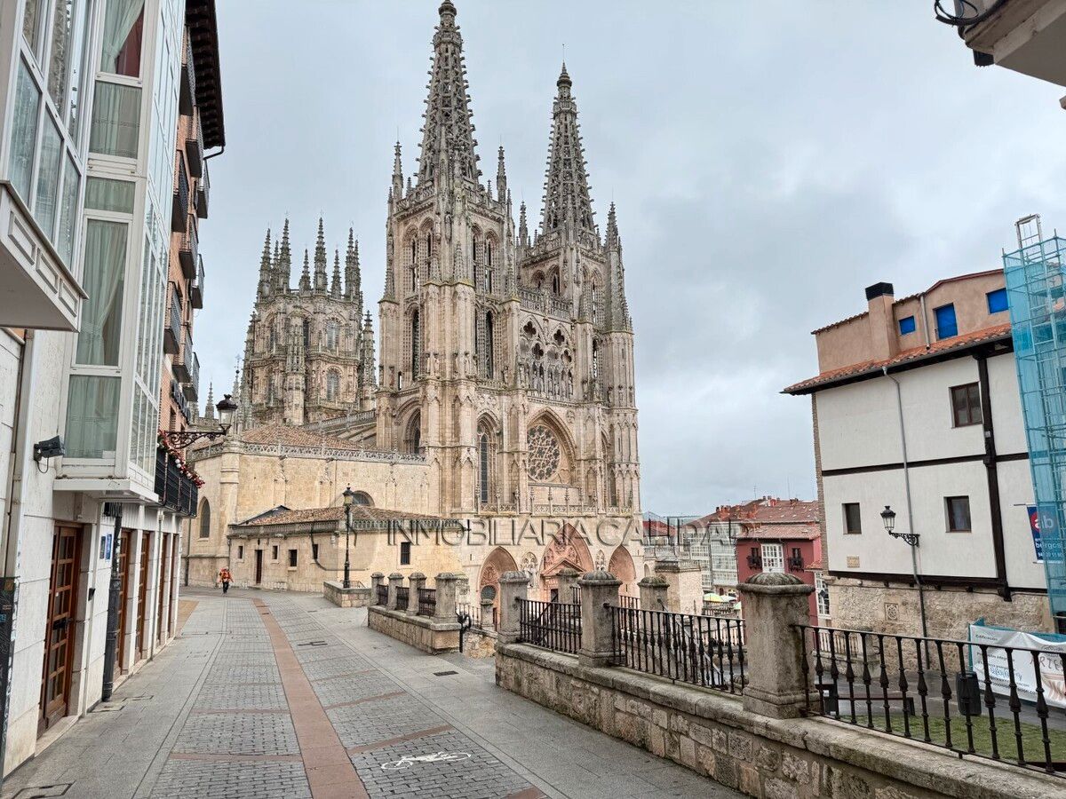 Vista exterior de Pis de lloguer en Burgos Capital amb Calefacció, Traster i Moblat