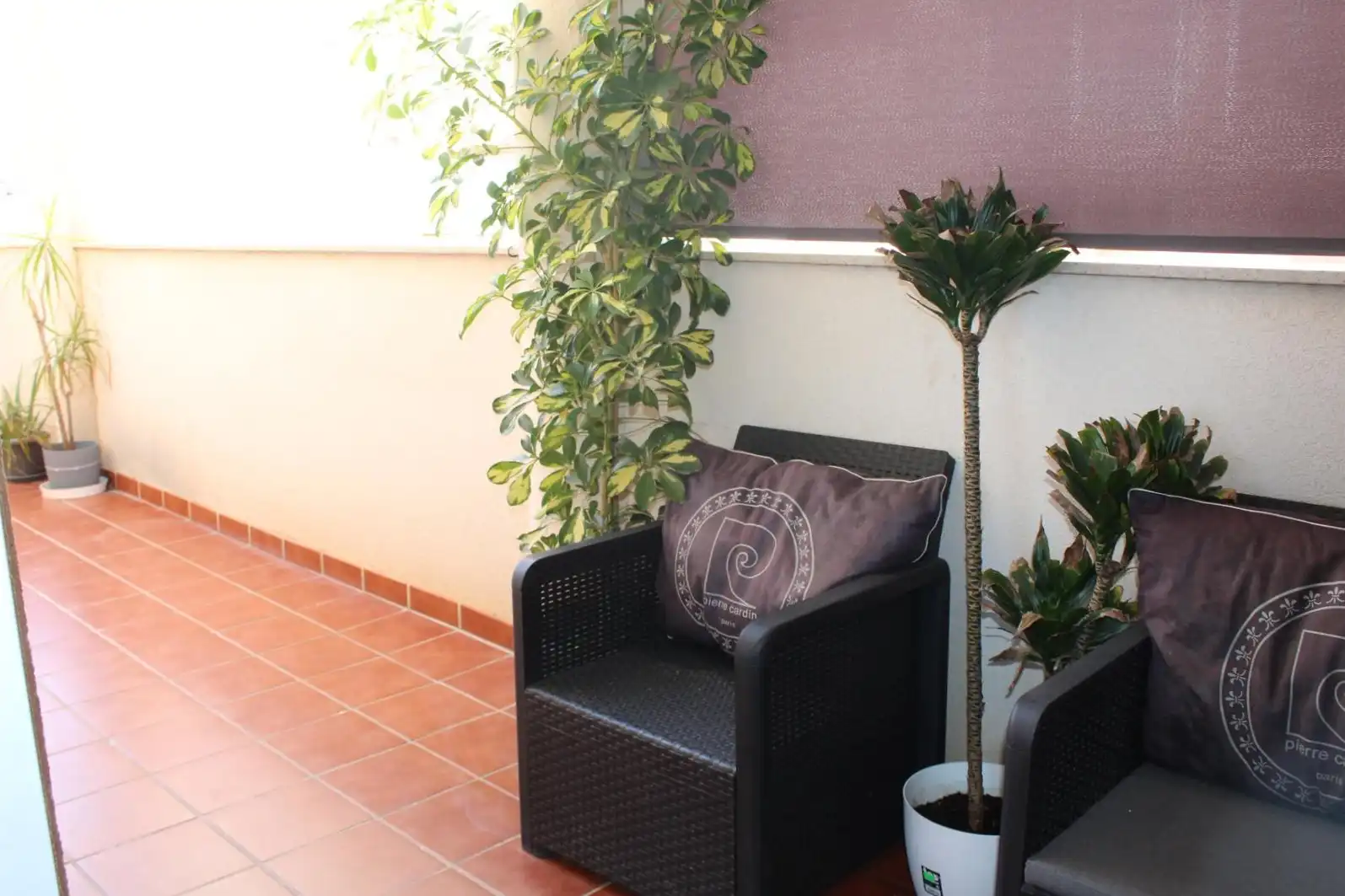 Terrace of Duplexes for sale in Roquetas de Mar  with Private garden, Terrace and Furnished