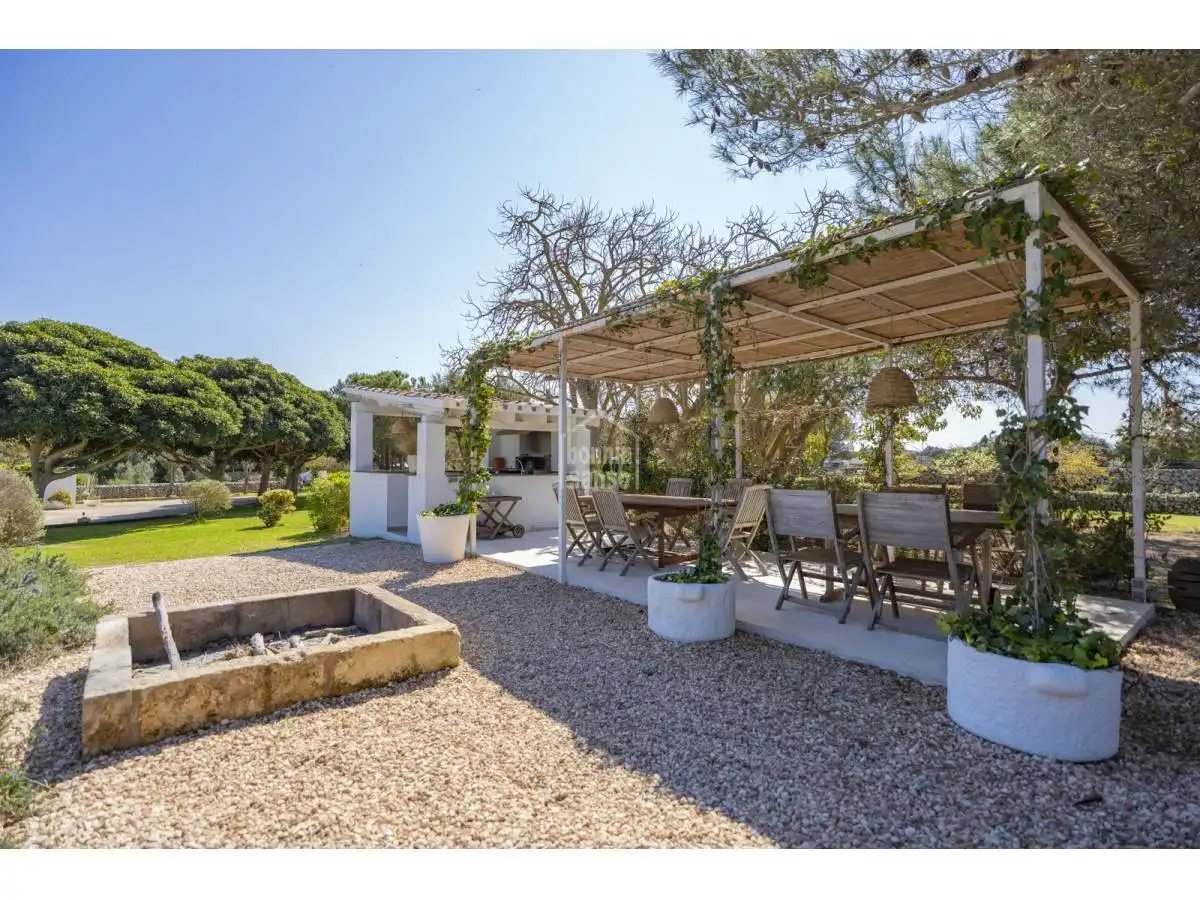 Jardín de Finca rústica en venta en Sant Lluís con Jardín privado, Terraza y Piscina