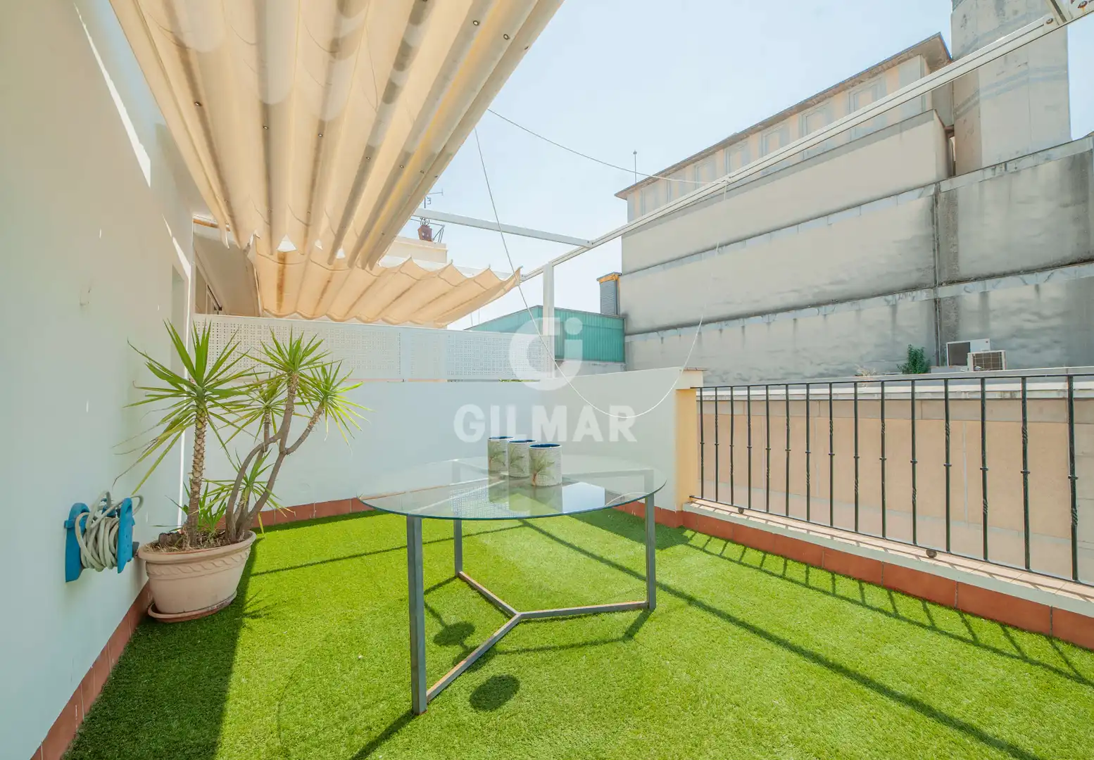 Terrasse von Maisonette zur Miete in Sevilla mit Heizung, Möbliert und Balkon