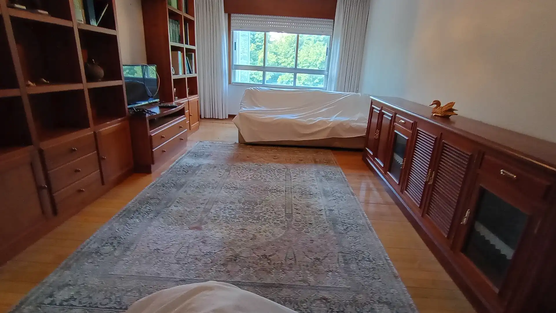 Sala de estar de Piso de alquiler en Teo con Amueblado, Horno y Lavadora