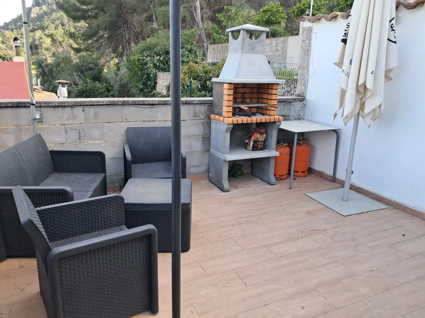 Terrassa de Casa o xalet en venda en Gandia amb Aire condicionat, Jardí privat i Terrassa