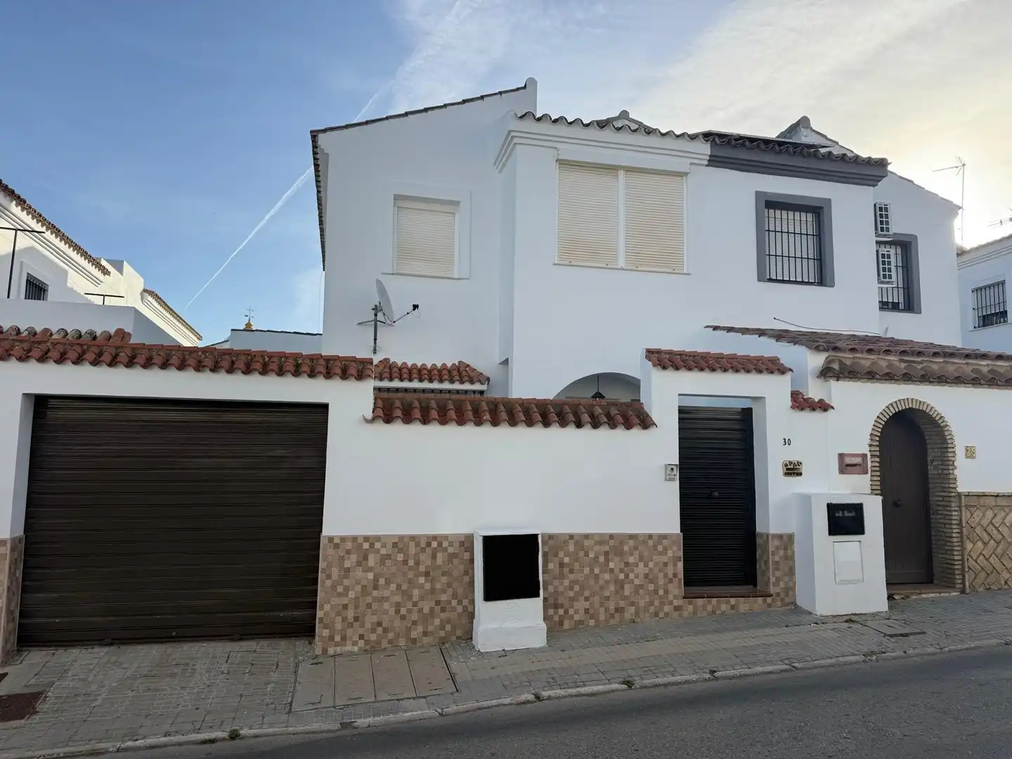 Vista exterior de Casa adosada en venta en Chiclana de la Frontera