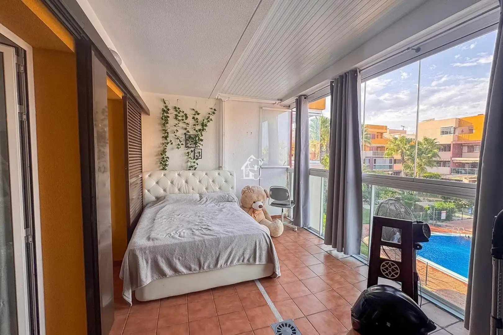 Balcony of Attic for rent in Orihuela  with Air Conditioner, Terrace and Swimming Pool