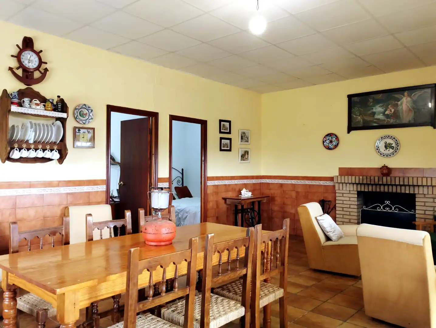 Dining room of Country homes for sale in El Campillo (Huelva)  with Terrace and Furnished