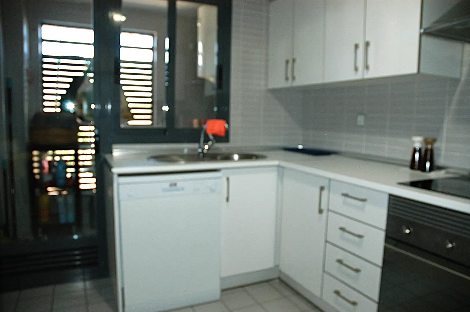 Cocina de Piso de alquiler en Murcia con Aire acondicionado, Calefacción y Parquet