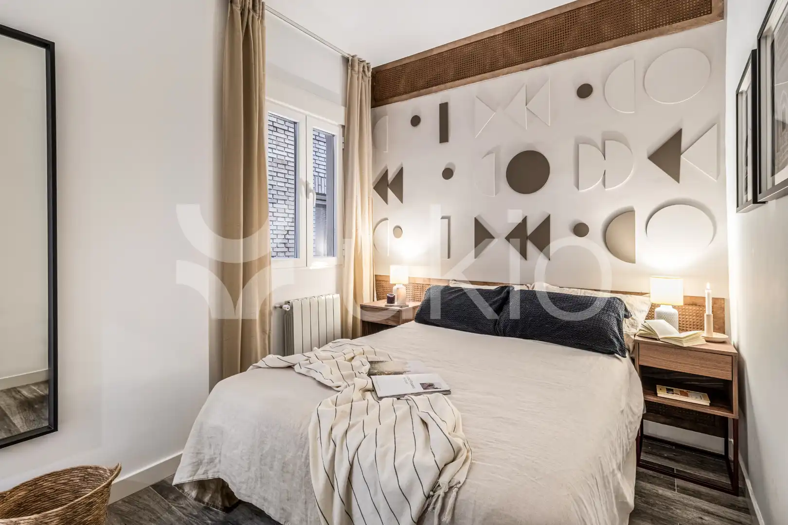 Habitación de Apartamento de alquiler en Madrid con Aire acondicionado, Calefacción y Terraza