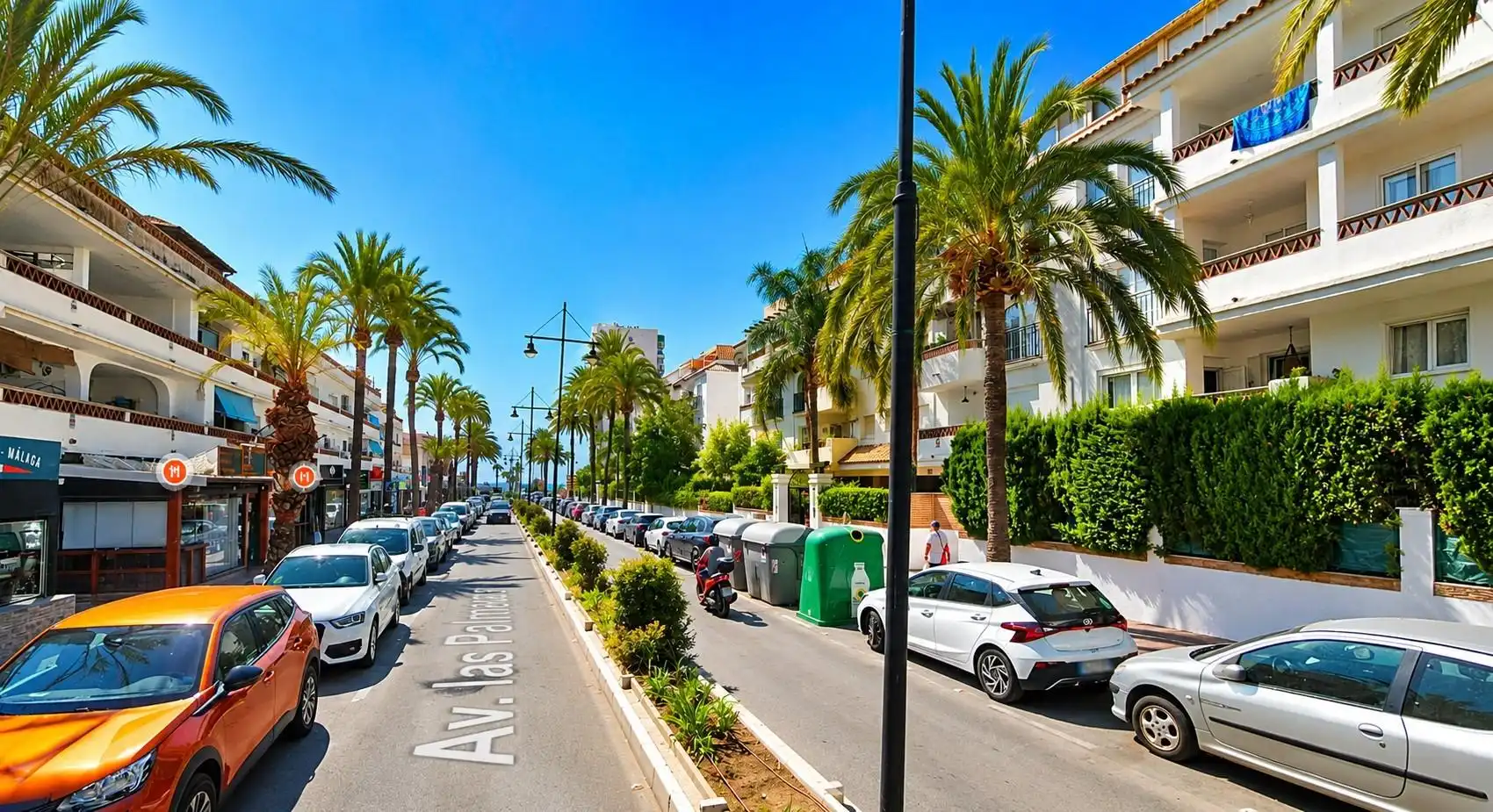 Außenansicht von Geschaftsraum zur Miete in Benalmádena mit Klimaanlage und Möbliert