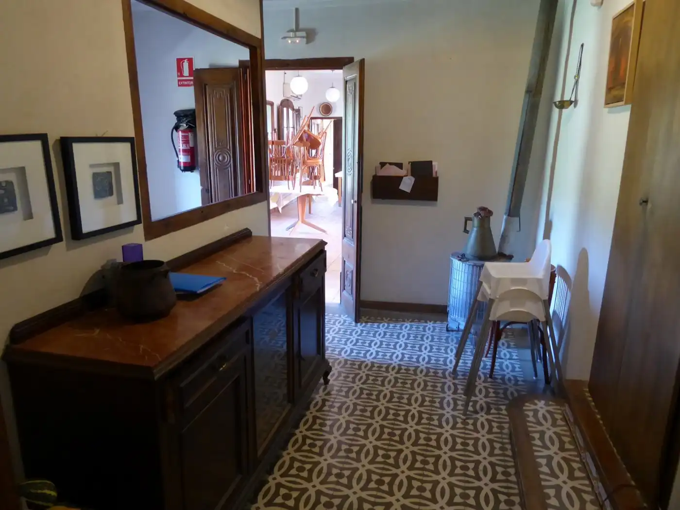 Cocina de Finca rústica en venta en Sant Martí de Tous con Aire acondicionado, Calefacción y Jardín privado