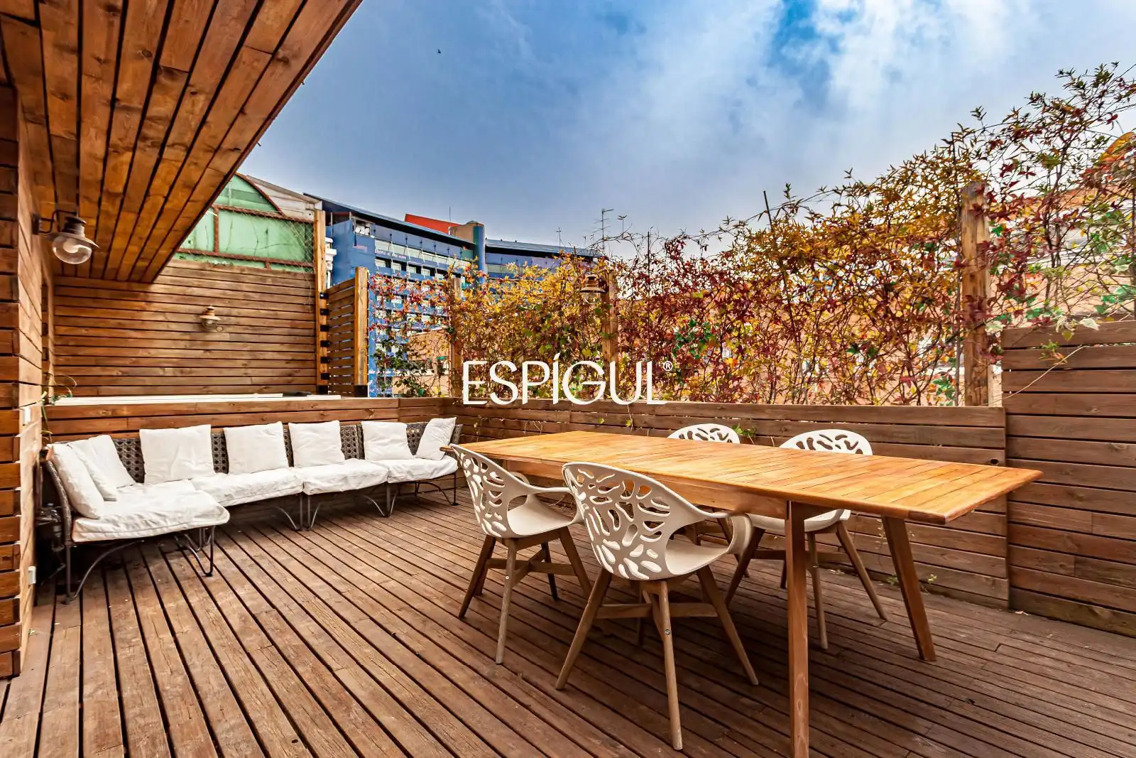 Terrasse von Dachboden zum Verkauf in Madrid mit Klimaanlage, Heizung und Parkett