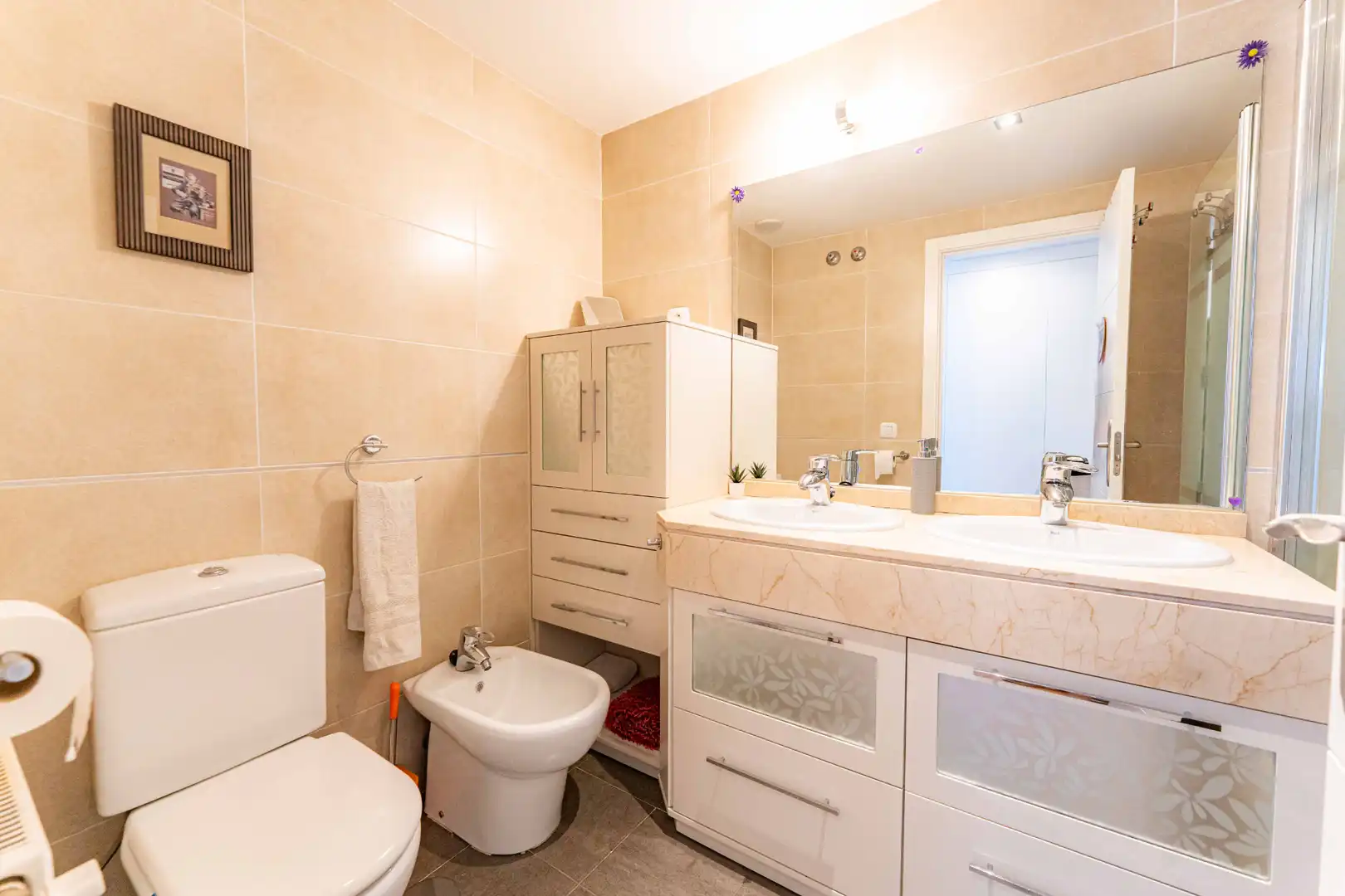 Badezimmer von Dachboden zum Verkauf in Arroyomolinos (Madrid) mit Heizung, Parkett und Terrasse