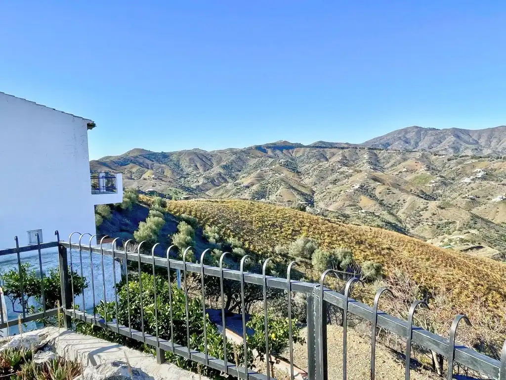 Exterior view of Country homes for sale in Almáchar  with Private garden, Swimming Pool and Furnished