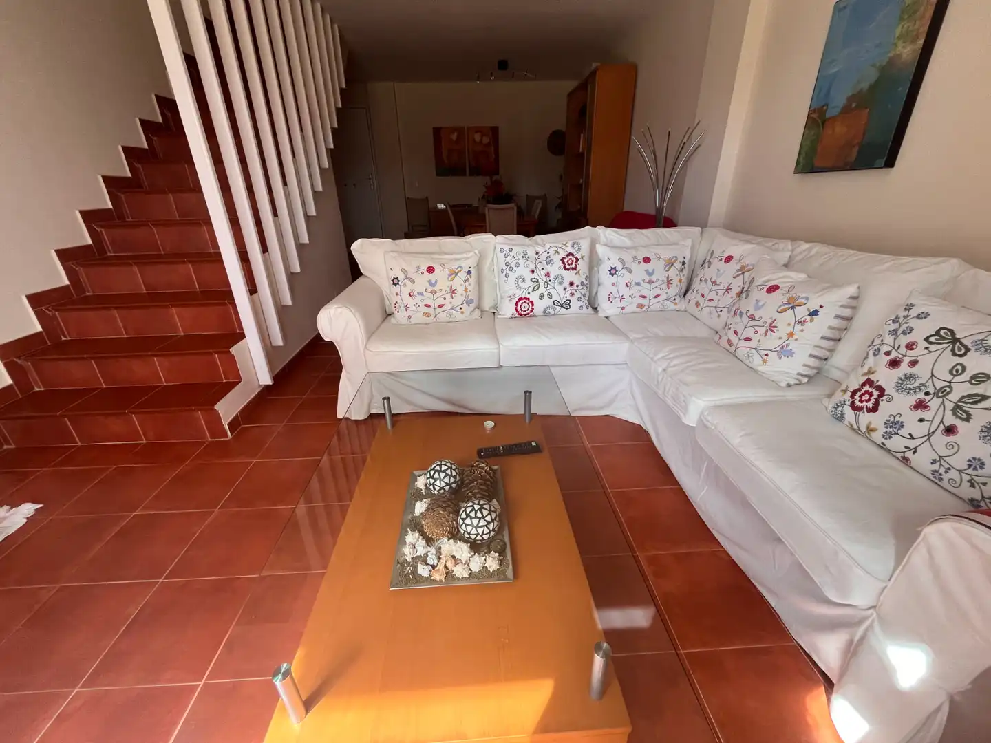 Sala d'estar de Dúplex en venda en Islantilla amb Aire condicionat, Terrassa i Moblat