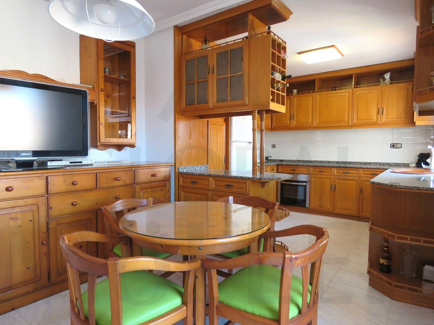 Kitchen of Flat for sale in Cartagena  with Air Conditioner, Terrace and Furnished