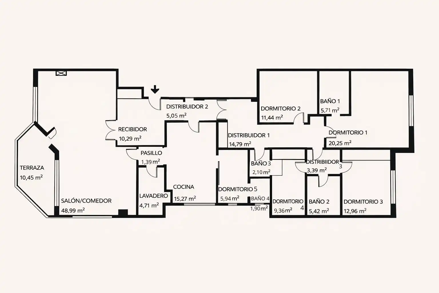 Piso en venta en Barcelona con Calefacción, Terraza y Balcón