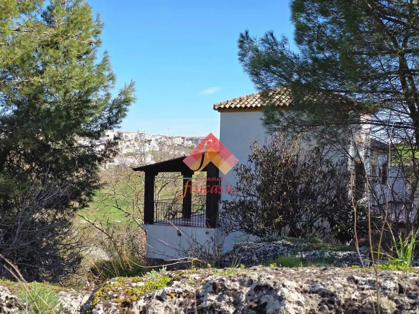 Vista exterior de Casa o chalet en venta en Ronda con Terraza, Trastero y Piscina