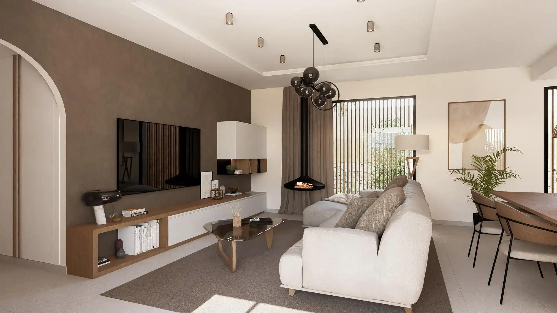 Sala d'estar de Casa o xalet en venda en Murcia amb Aire condicionat, Calefacció i Jardí privat