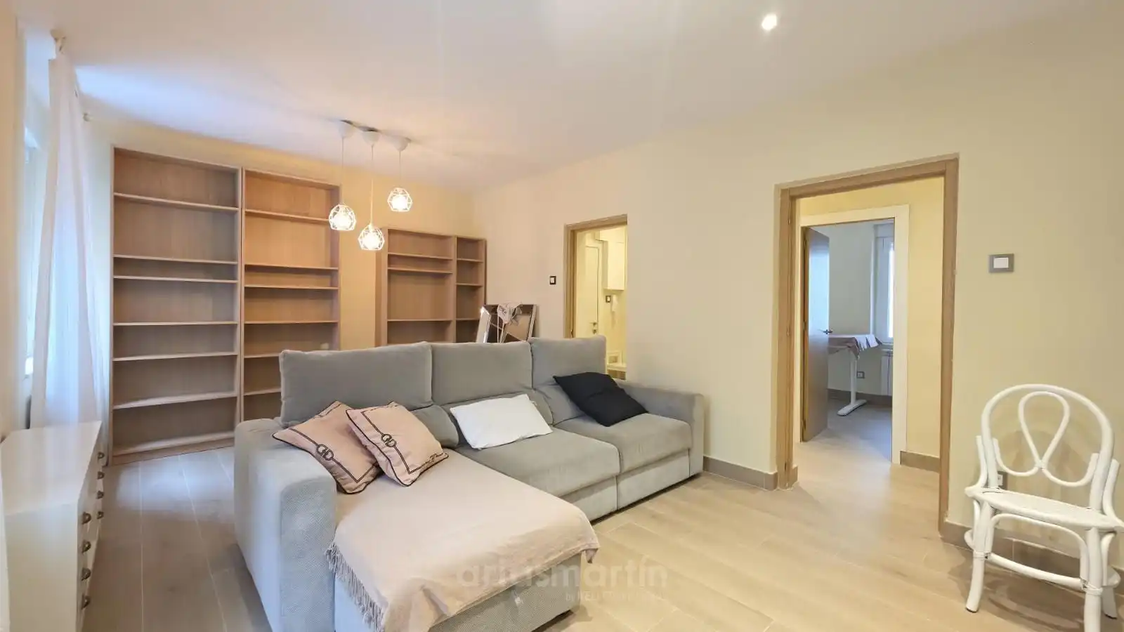 Living room of Flat for rent in Salamanca  with Heating and Furnished