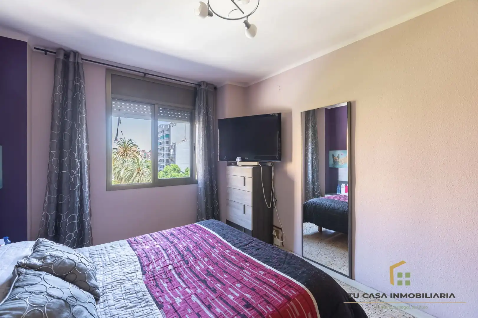 Schlafzimmer von Wohnung zum Verkauf in Badalona mit Klimaanlage, Heizung und Möbliert