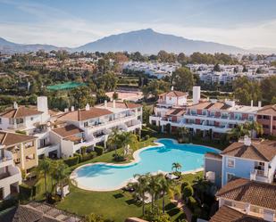 Exterior view of Flat for sale in Estepona  with Air Conditioner, Heating and Private garden