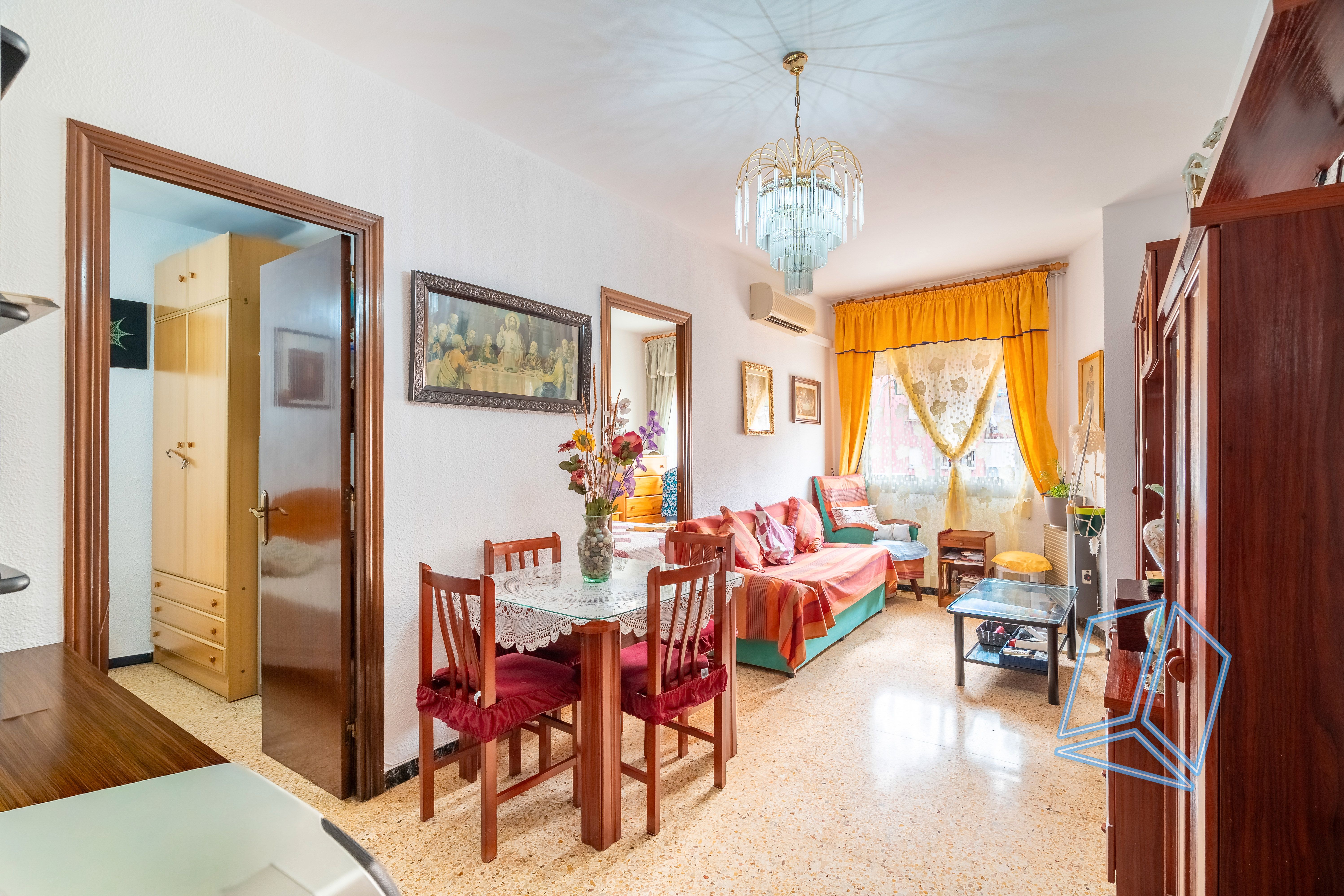 Living room of Attic for sale in  Barcelona Capital  with Heating