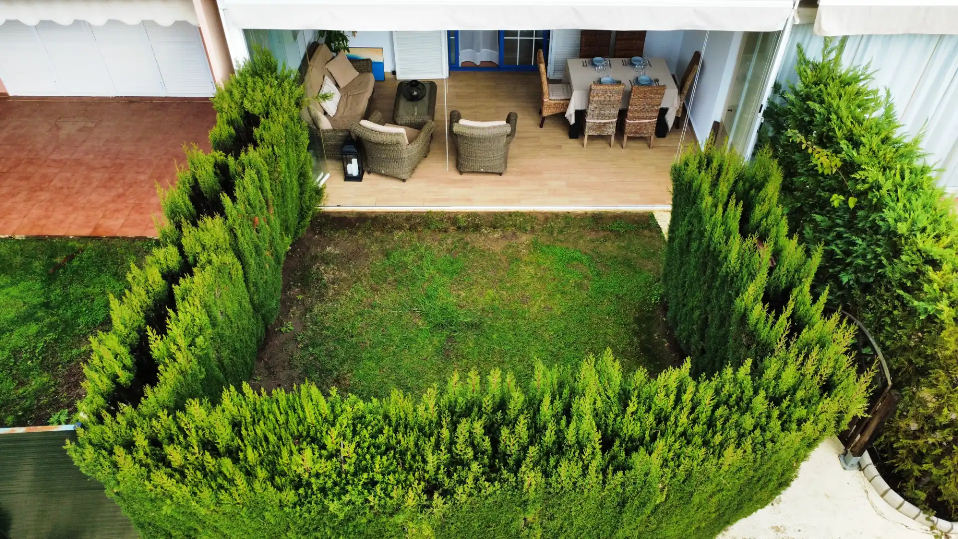 Garden of Houses for rent in Islantilla  with Private garden, Furnished and Oven