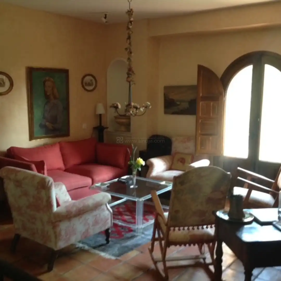 Living room of Houses for sale in  Logroño  with Heating, Private garden and Swimming Pool