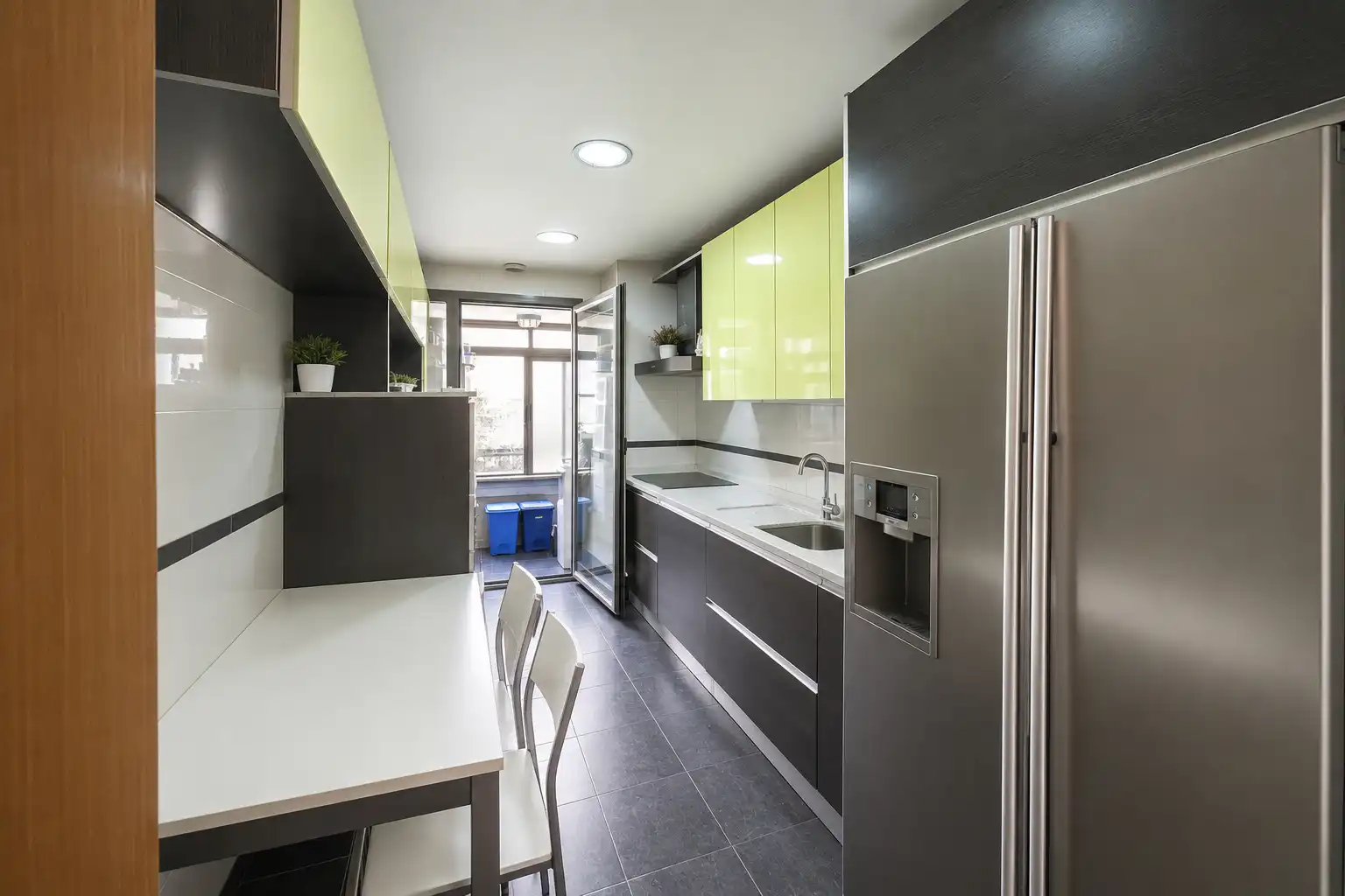 Kitchen of Flat for sale in Leganés  with Air Conditioner, Heating and Parquet flooring