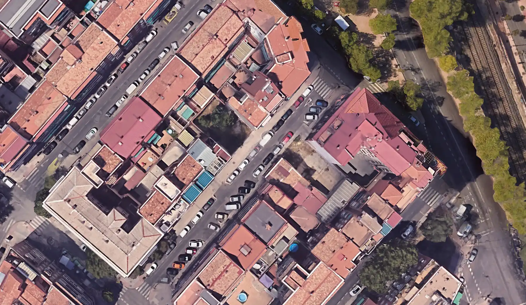 Vista exterior de Piso en venta en Madrid con Terraza, Horno y Lavadora