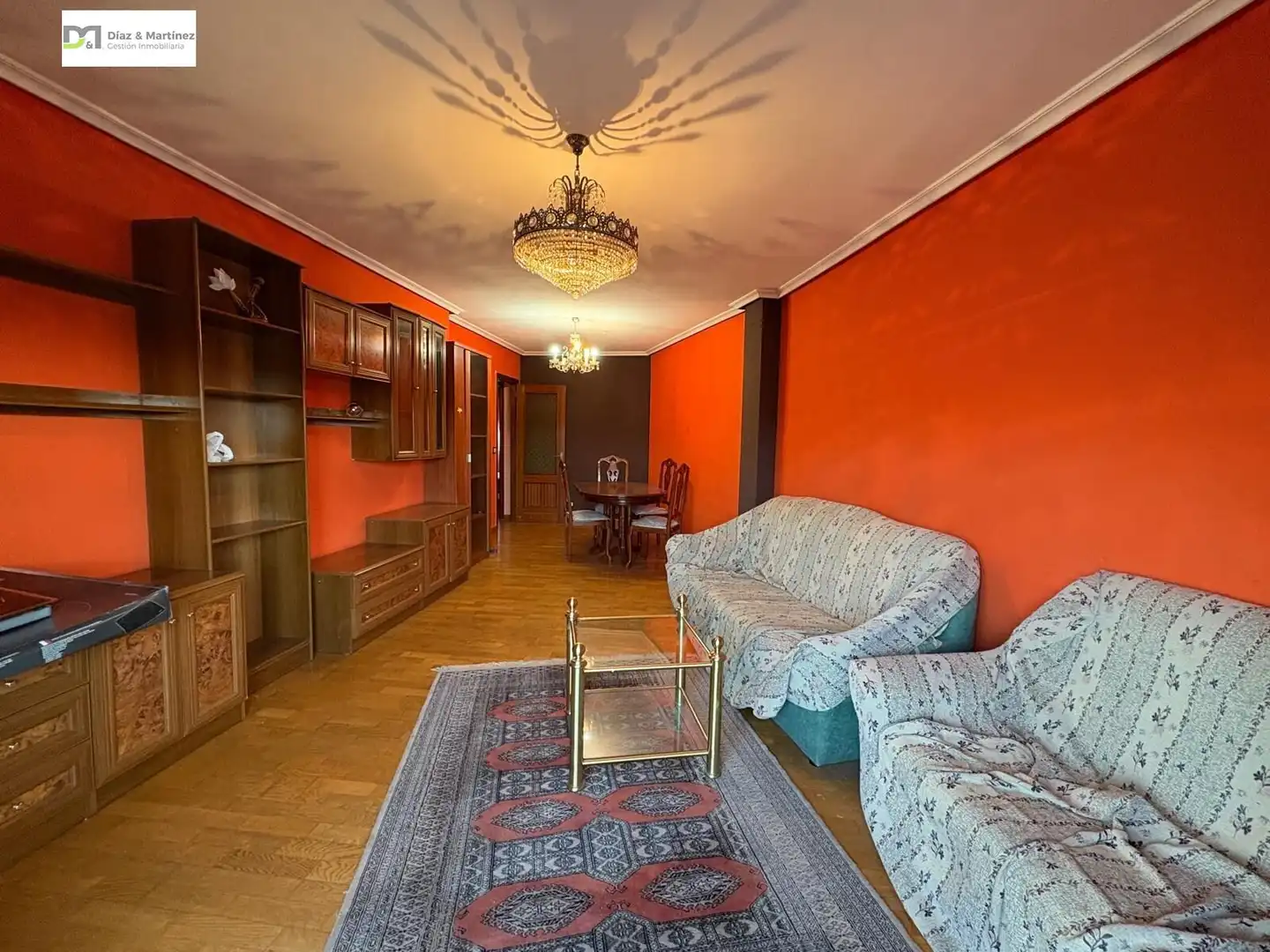 Living room of Flat for sale in San Andrés del Rabanedo  with Heating and Parquet flooring