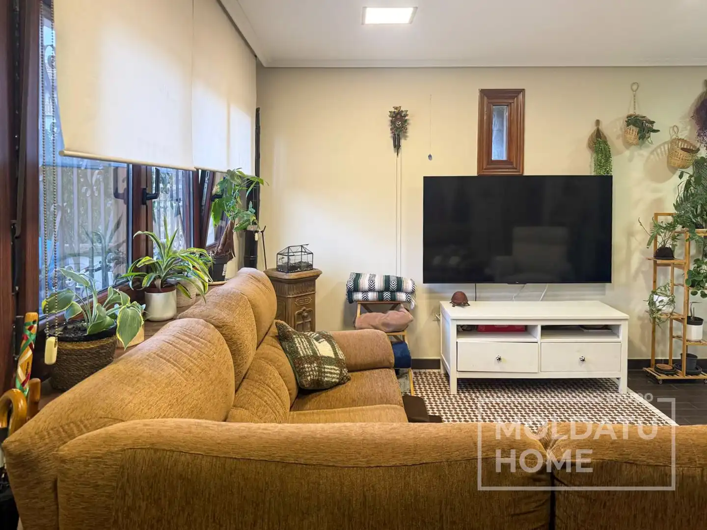 Living room of Houses for sale in Abanto y Ciérvana-Abanto Zierbena  with Heating, Private garden and Terrace