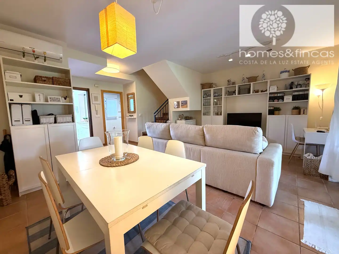 Living room of Houses for sale in Ayamonte  with Air Conditioner, Terrace and Furnished
