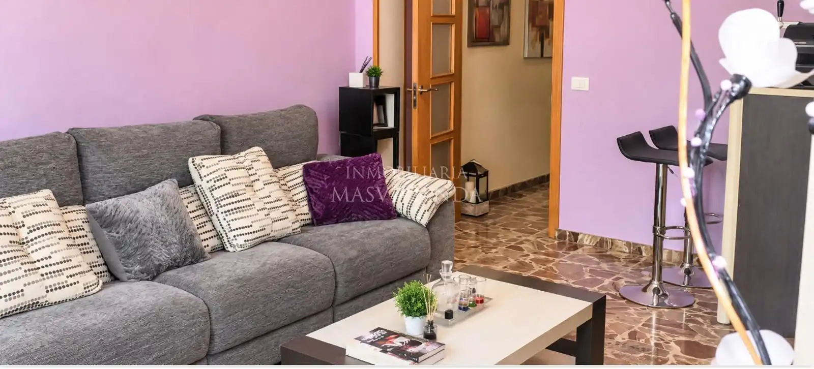 Wohnzimmer von Wohnung zum Verkauf in Vigo  mit Terrasse und Abstellraum