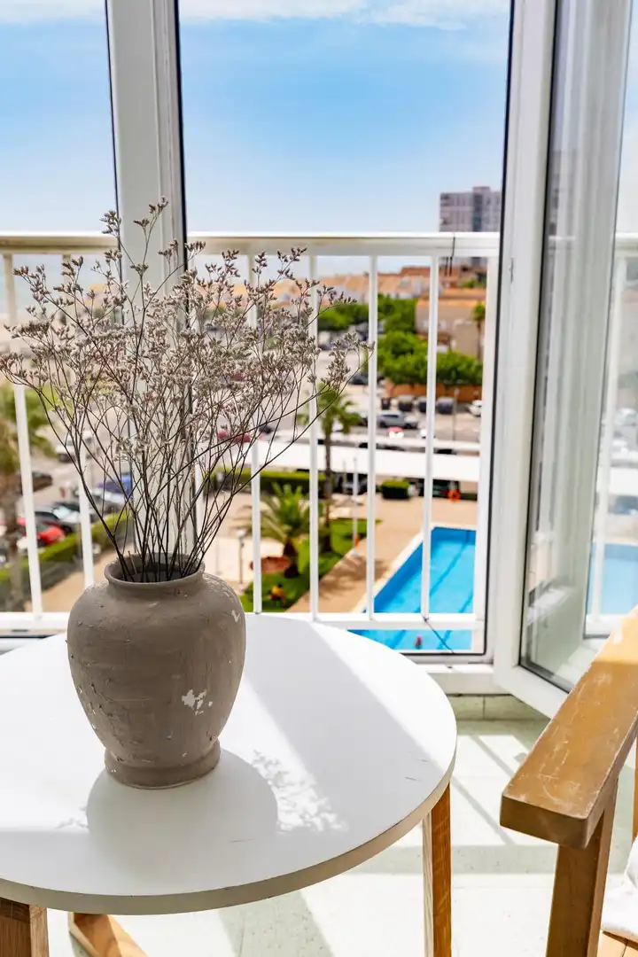 Terraza de Apartamento en venta en Valencia con Jardín privado y Piscina comunitaria